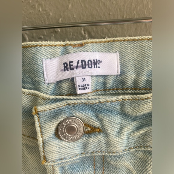 RE/DONE | NWT 90s High Rise Loose Jeans Ranch Water Light Wash $315 SZ 31 Cotton - Picture 7 of 16